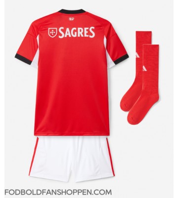Benfica Hjemmebanetrøje Børn 2025-26 Kortærmet (+ Korte bukser)